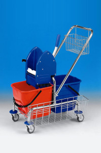 Prodej úklidové techniky - úklidový vozík 2x17 l